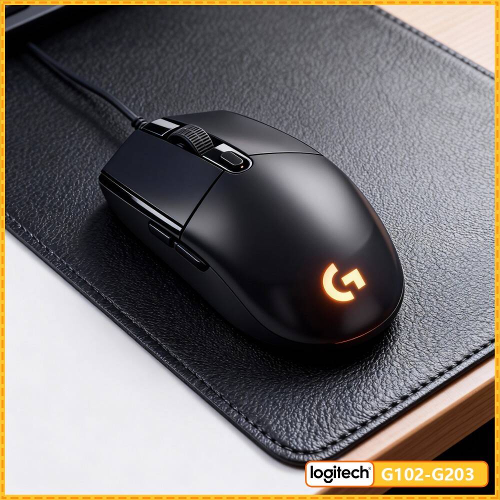Logitech Mouse G203 - Mysz gamingowa przewodowa Logitech G203 RGB,