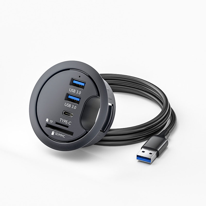 Desk Setup Hub - USB HUB 3.0 do montażu na