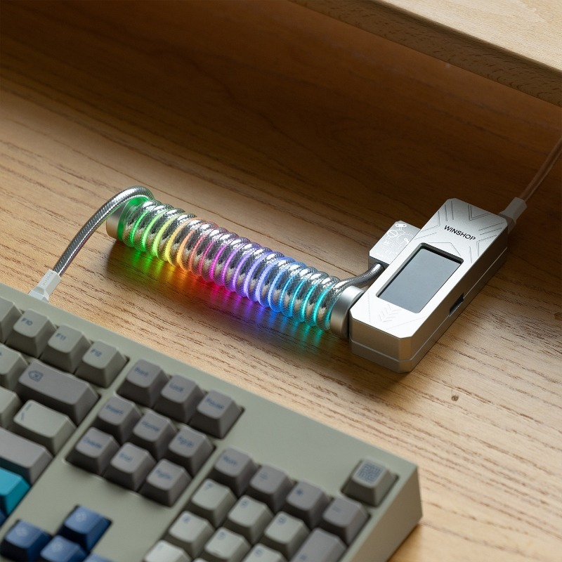 Desk Setup Hub - WINSHOP – kabel z wtyczką lotniczą,