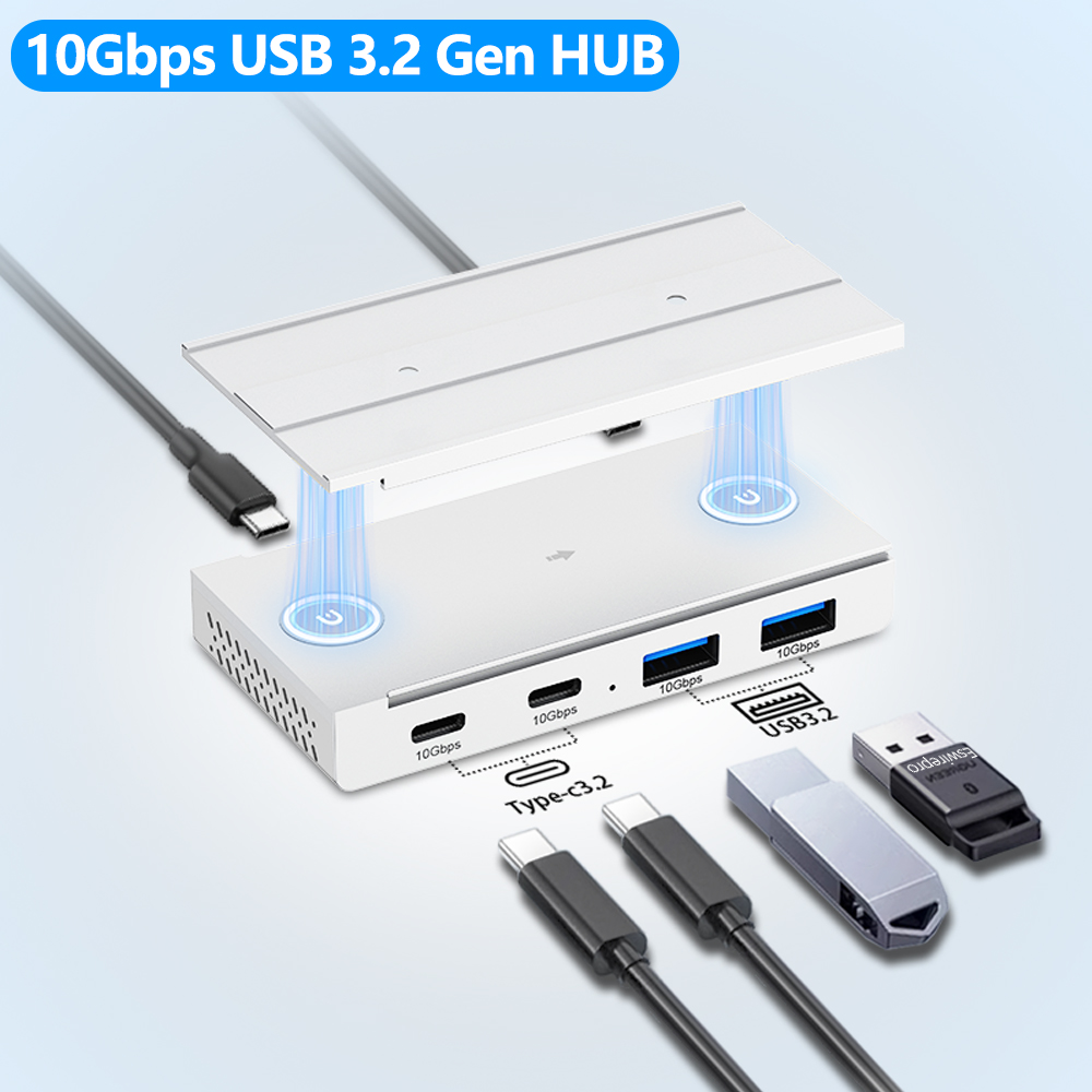 Desk Setup Hub - Hub USB3.2 Gen2 10Gbps z mocowaniem
