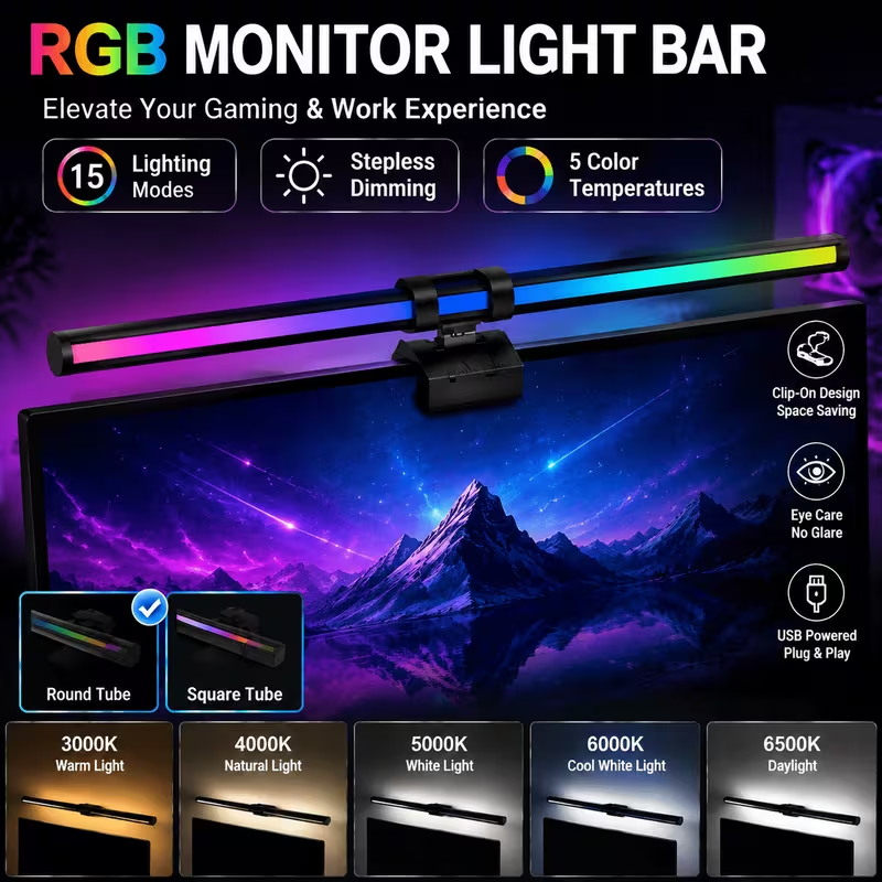 Ambient Light Bar Usb - USB LED listwa świetlna do monitora