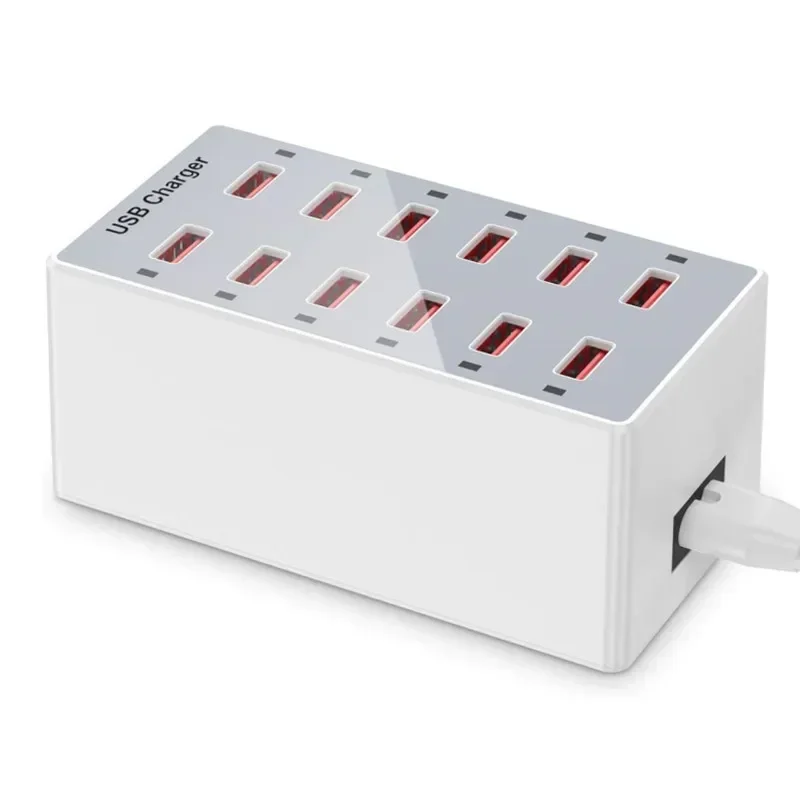 Desk Setup Hub - Stacja ładująca USB 60W 12-portowa ładowarka