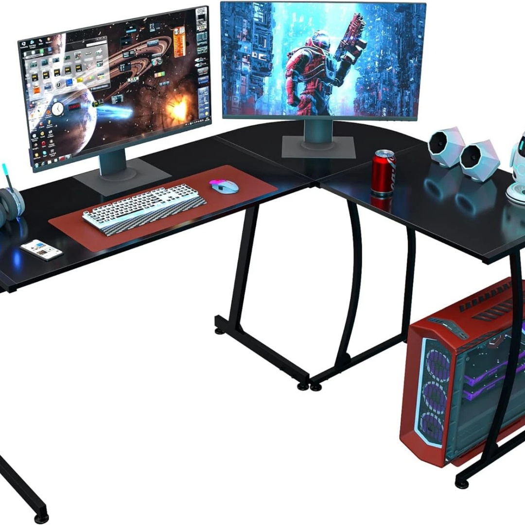 Desk Setup Ideas - Biurko gamingowe w kształcie litery L