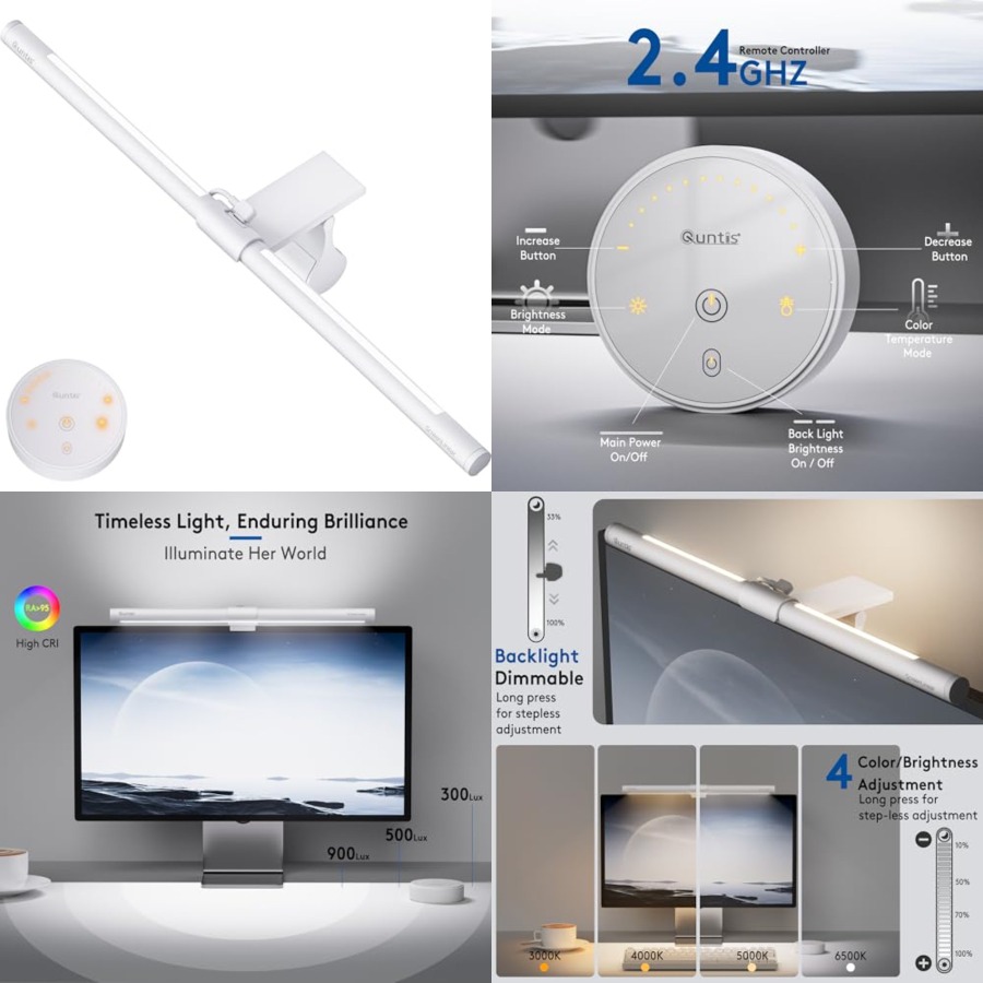 Listwa świetlna z pilotem, chr – Desk Setup Home Office recenzja i cena