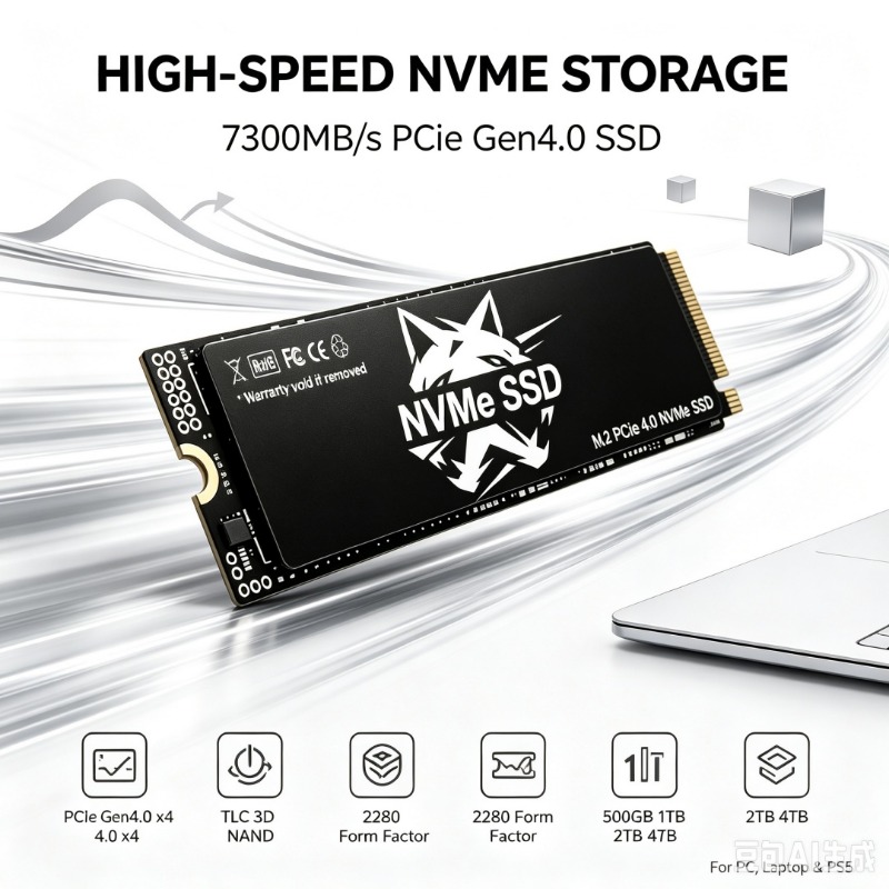 HS M.2 NVMe SSD 7300MB/s TLC 3 – Desk Setup Ps5 recenzja i cena