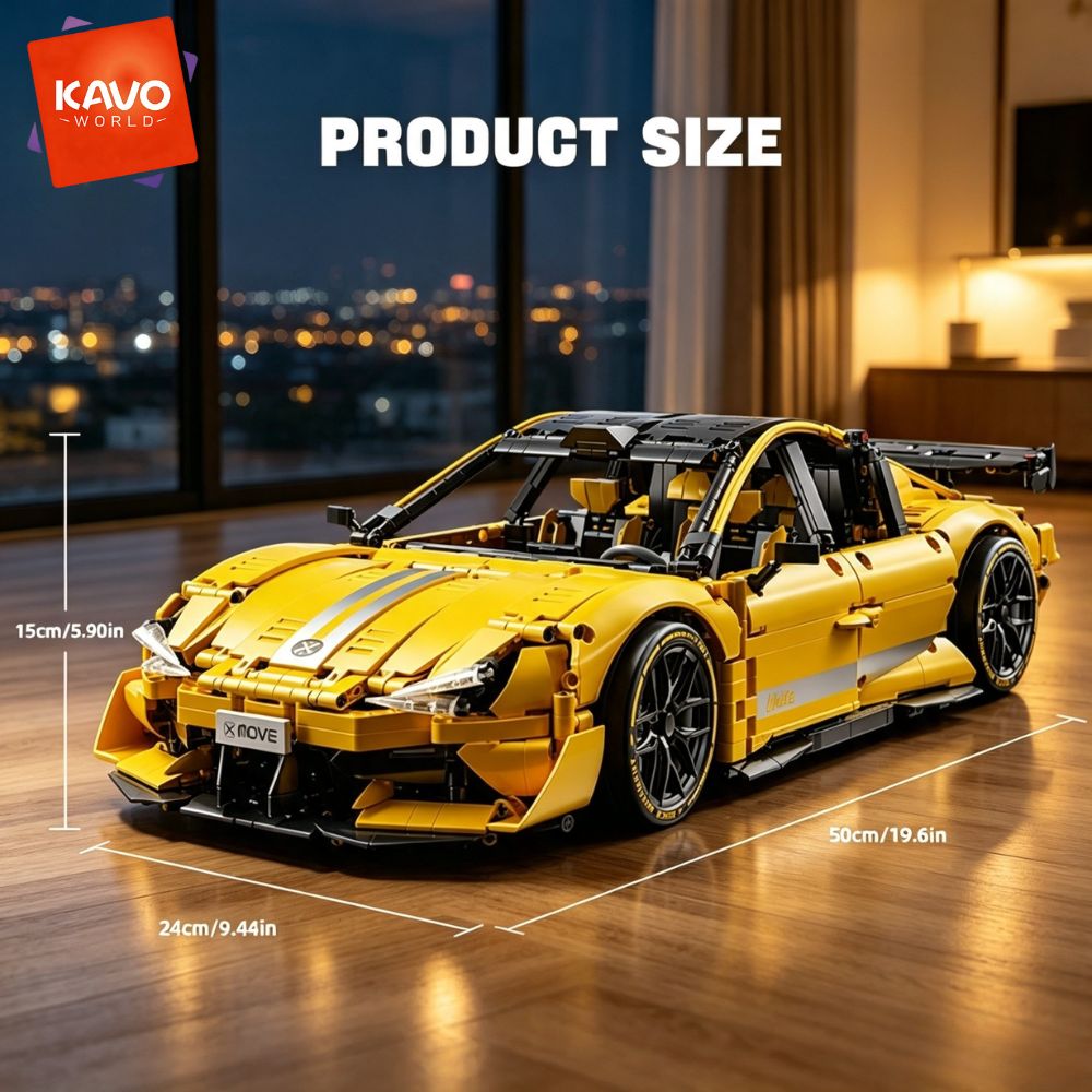KAVOWORLD 2143 elementów Żółty – Desk Setup Requirements recenzja i cena