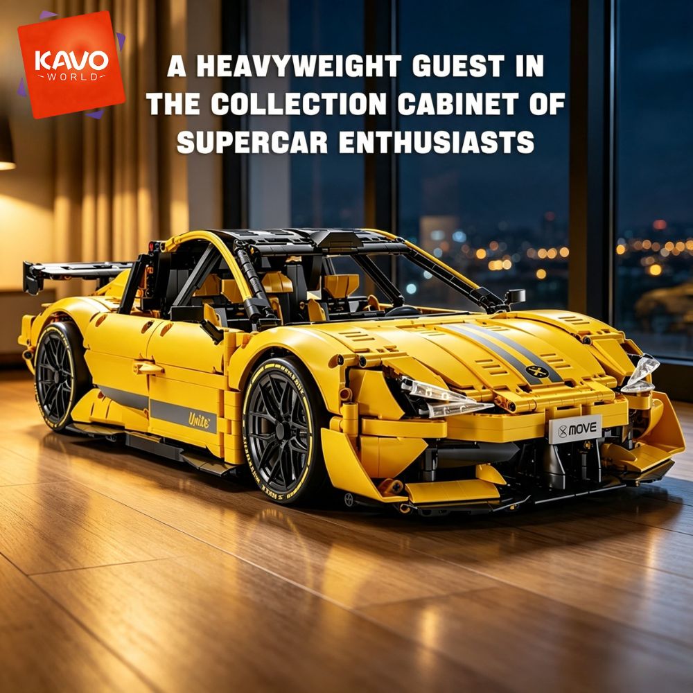 KAVOWORLD 2143 elementów Żółty – Desk Setup Requirements recenzja i cena