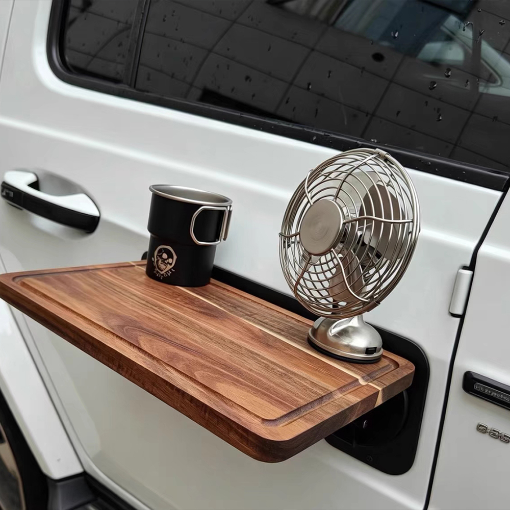 Składany drewniany stolik bocz – Desk Setup Wood recenzja i cena