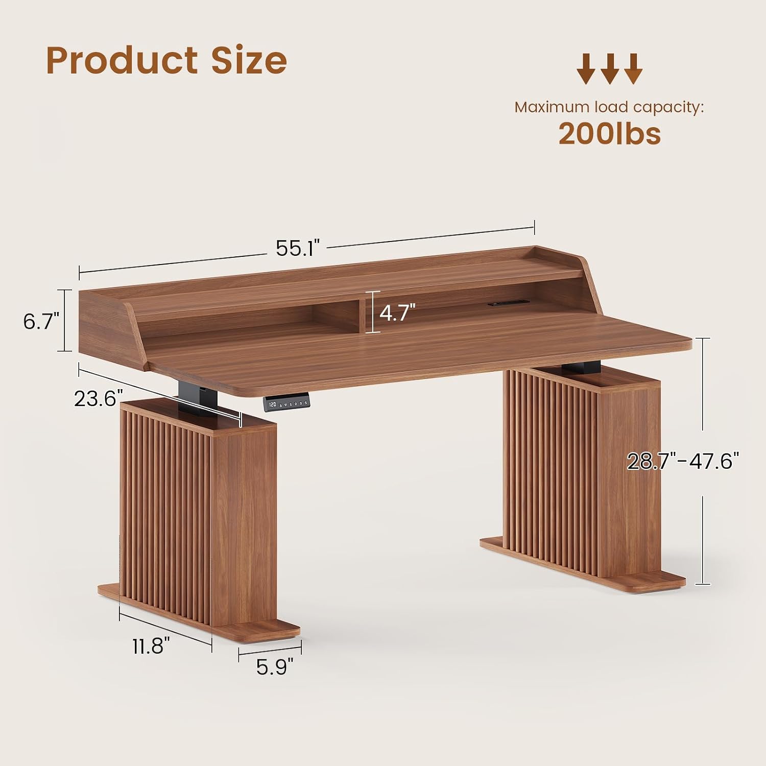 Biurko stojące z regulacją wys – Desk Setup Home Office recenzja i cena