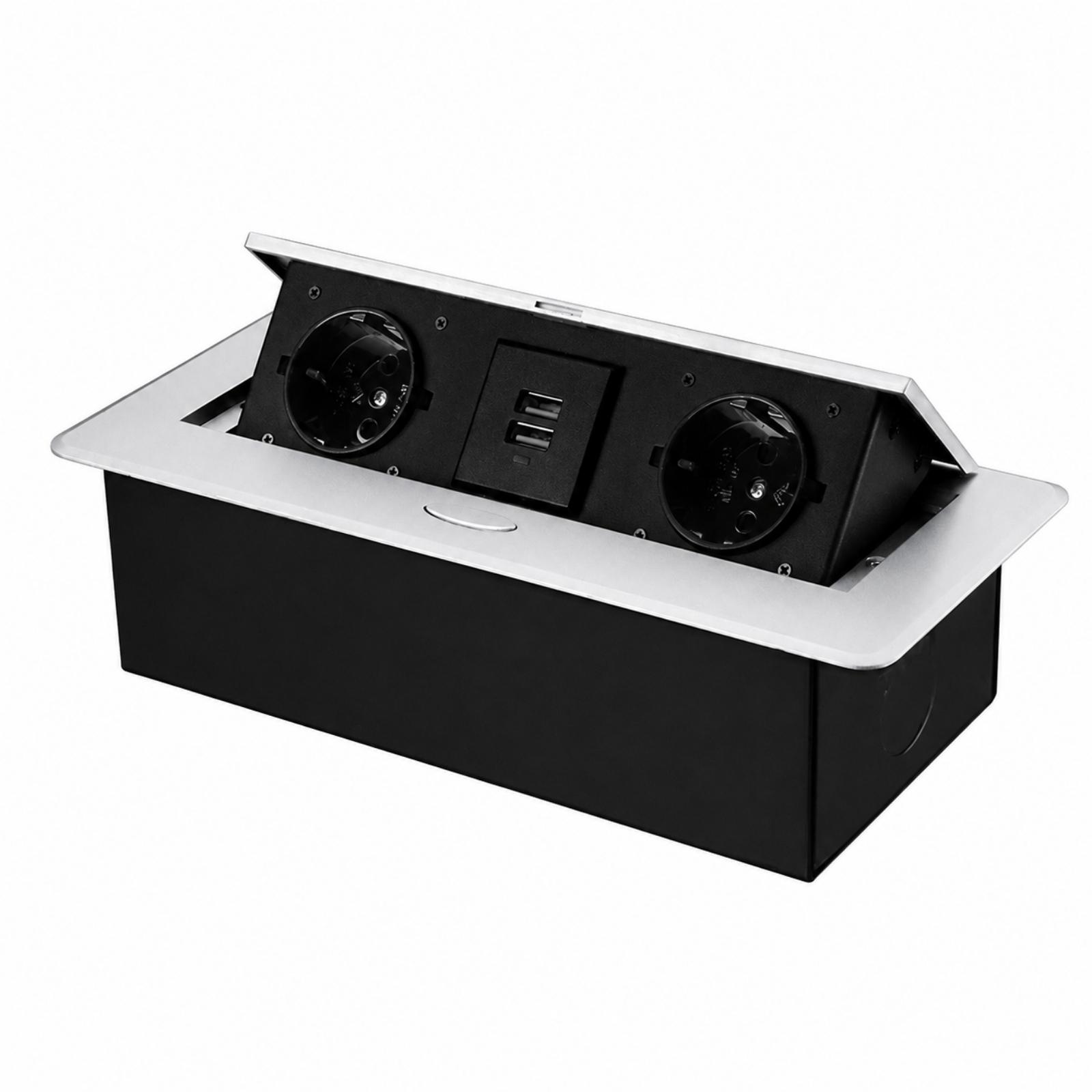 Szybkozłączalne gniazdo zasila – Desk Setup Hub recenzja i cena