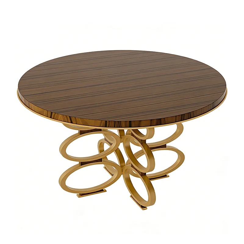 Luksusowy Okrągły Stół do Jada – Desk Setup Wood recenzja i cena