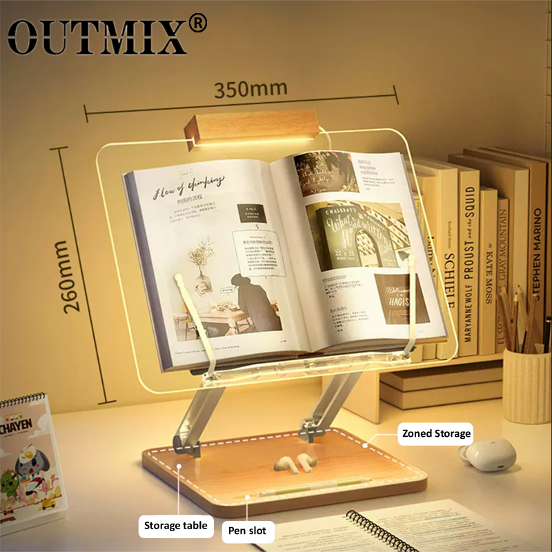 Drewniany stojak do czytania z – Desk Setup Wood recenzja i cena
