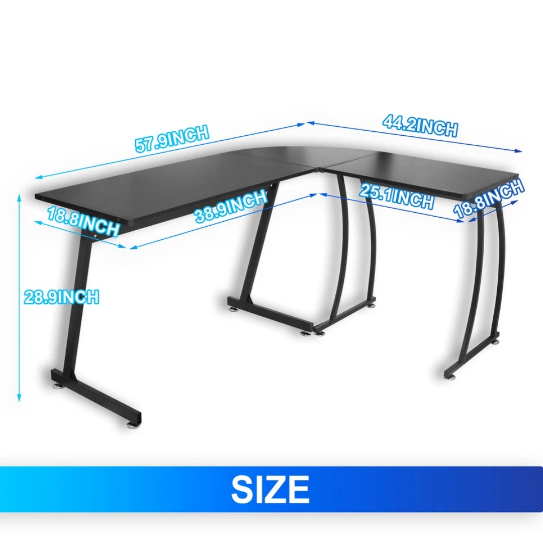 Biurko gamingowe w kształcie l – Desk Setup Ideas recenzja i cena
